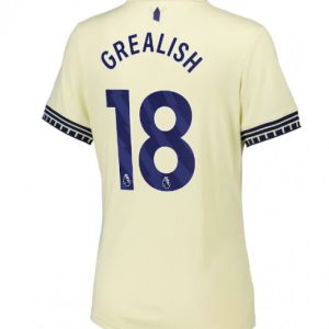 Dámsky Futbalový dres Everton 2025/26 Vonkajší – Jack Grealish #18 Krátky Rukáv
