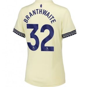 Dámsky Futbalový dres Everton 2025/26 Vonkajší – Jarrad Branthwaite #32 Krátky Rukáv