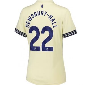 Dámsky Futbalový dres Everton 2025/26 Vonkajší – Kiernan Dewsbury-Hall #22 Krátky Rukáv