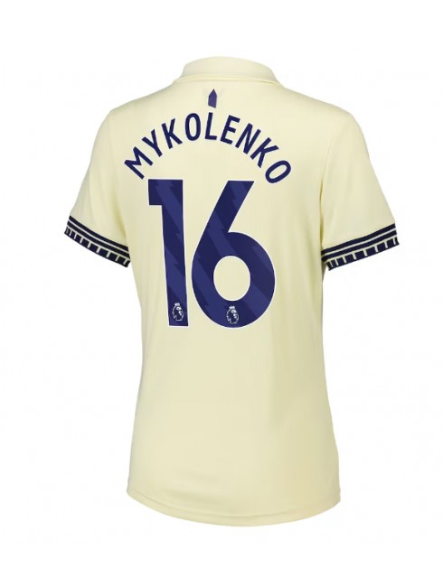 Dámsky Futbalový dres Everton 2025/26 Vonkajší – Vitaliy Mykolenko #16 Krátky Rukáv 1 Dámsky Futbalový dres Everton 2025/26 Vonkajší – Vitaliy Mykolenko #16 Krátky Rukáv