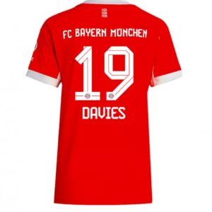Ženy Futbalový dres FC Bayern Munich 2025/26 Domáci Alphonso Davies #19 – Krátky Rukáv