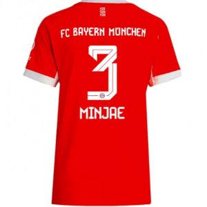 Ženy Futbalový dres FC Bayern Munich 2025/26 Domáci Kim Min-jae #3 – Krátky Rukáv