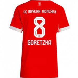 Ženy Futbalový dres FC Bayern Munich 2025/26 Domáci Leon Goretzka #8 – Krátky Rukáv