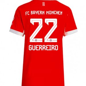 Ženy Futbalový dres FC Bayern Munich 2025/26 Domáci Raphael Guerreiro #22 – Krátky Rukáv