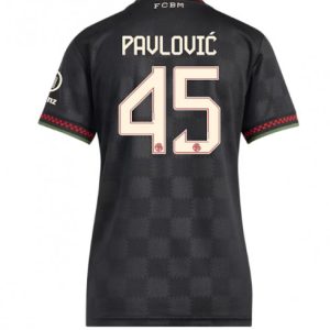 Ženy Futbalový dres FC Bayern Munich 2025/26 Tretí Aleksandar Pavlovic #45 – Krátky Rukáv