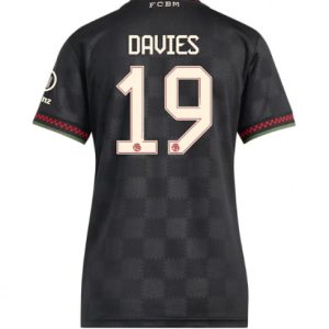 Ženy Futbalový dres FC Bayern Munich 2025/26 Tretí Alphonso Davies #19 – Krátky Rukáv