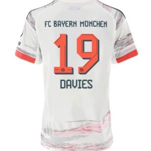 Ženy Futbalový dres FC Bayern Munich 2025/26 Vonkajší Alphonso Davies #19 – Krátky Rukáv