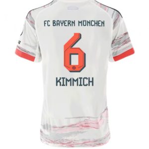 Ženy Futbalový dres FC Bayern Munich 2025/26 Vonkajší Joshua Kimmich #6 – Krátky Rukáv