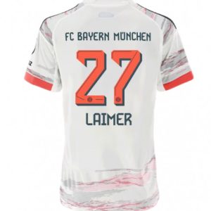 Ženy Futbalový dres FC Bayern Munich 2025/26 Vonkajší Konrad Laimer #27 – Krátky Rukáv
