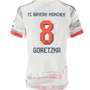 Ženy Futbalový dres FC Bayern Munich 2025/26 Vonkajší Leon Goretzka #8 – Krátky Rukáv