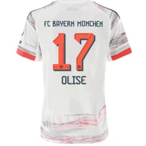 Ženy Futbalový dres FC Bayern Munich 2025/26 Vonkajší Michael Olise #17 – Krátky Rukáv