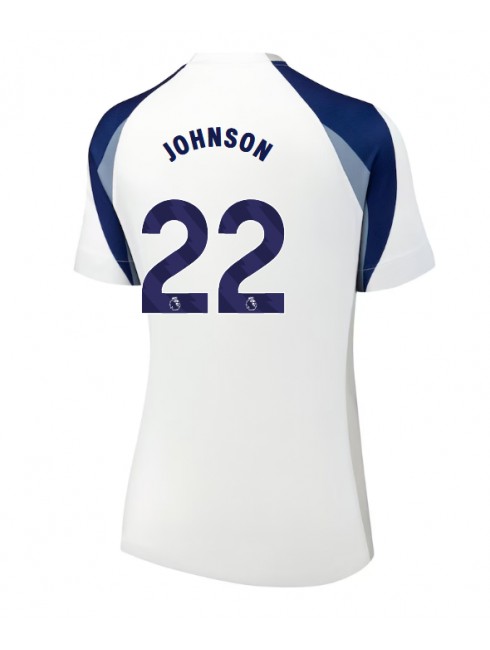 Futbalový dresy Tottenham Hotspur 2025/26 Domáci Dámsky Brennan Johnson #22 1 Futbalový dresy Tottenham Hotspur 2025/26 Domáci Dámsky Brennan Johnson #22