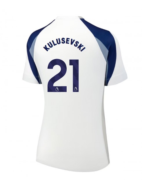 Futbalový dresy Tottenham Hotspur 2025/26 Domáci Dámsky Dejan Kulusevski #21 1 Futbalový dresy Tottenham Hotspur 2025/26 Domáci Dámsky Dejan Kulusevski #21