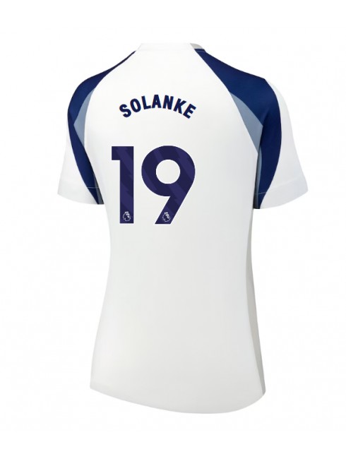 Futbalový dresy Tottenham Hotspur 2025/26 Domáci Dámsky Dominic Solanke #19 1 Futbalový dresy Tottenham Hotspur 2025/26 Domáci Dámsky Dominic Solanke #19