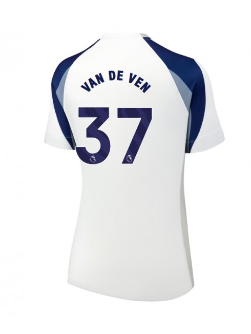 Futbalový dresy Tottenham Hotspur 2025/26 Domáci Dámsky Micky van de Ven #37 1 Futbalový dresy Tottenham Hotspur 2025/26 Domáci Dámsky Micky van de Ven #37