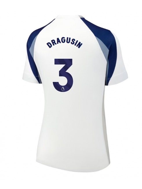 Futbalový dresy Tottenham Hotspur 2025/26 Domáci Dámsky Radu Dragusin #3 1 Futbalový dresy Tottenham Hotspur 2025/26 Domáci Dámsky Radu Dragusin #3