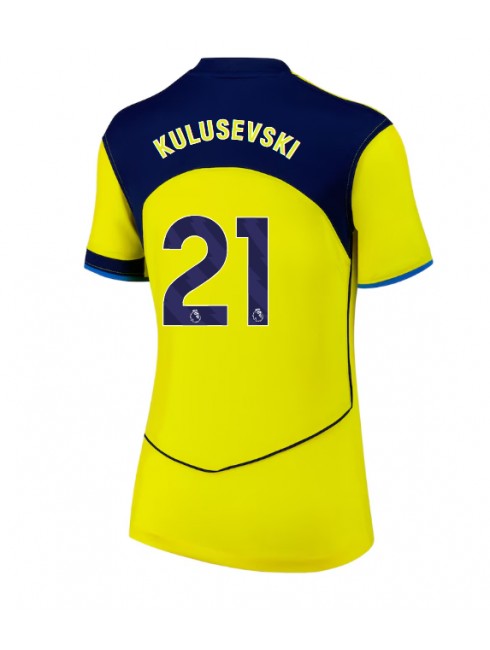 Futbalový dresy Tottenham Hotspur 2025/26 Tretí Dámsky Dejan Kulusevski #21 1 Futbalový dresy Tottenham Hotspur 2025/26 Tretí Dámsky Dejan Kulusevski #21
