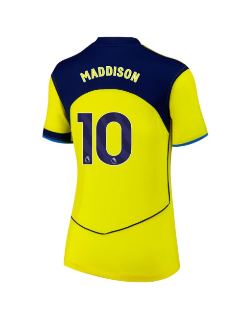 Futbalový dresy Tottenham Hotspur 2025/26 Tretí Dámsky James Maddison #10 1 Futbalový dresy Tottenham Hotspur 2025/26 Tretí Dámsky James Maddison #10