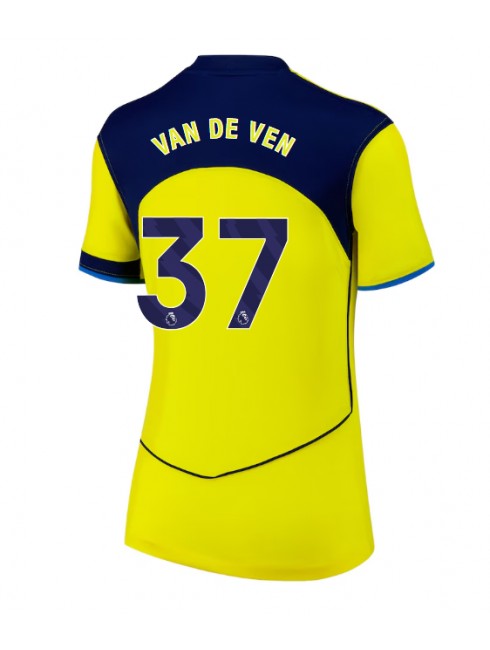 Futbalový dresy Tottenham Hotspur 2025/26 Tretí Dámsky Micky van de Ven #37 1 Futbalový dresy Tottenham Hotspur 2025/26 Tretí Dámsky Micky van de Ven #37