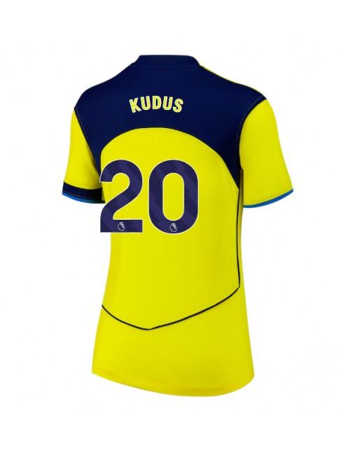 Futbalový dresy Tottenham Hotspur 2025/26 Tretí Dámsky Mohammed Kudus #20 1 Futbalový dresy Tottenham Hotspur 2025/26 Tretí Dámsky Mohammed Kudus #20