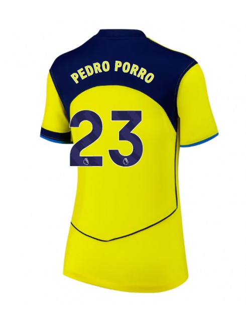 Futbalový dresy Tottenham Hotspur 2025/26 Tretí Dámsky Pedro Porro #23 1 Futbalový dresy Tottenham Hotspur 2025/26 Tretí Dámsky Pedro Porro #23