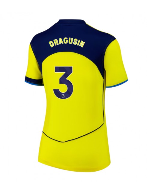 Futbalový dresy Tottenham Hotspur 2025/26 Tretí Dámsky Radu Dragusin #3 1 Futbalový dresy Tottenham Hotspur 2025/26 Tretí Dámsky Radu Dragusin #3