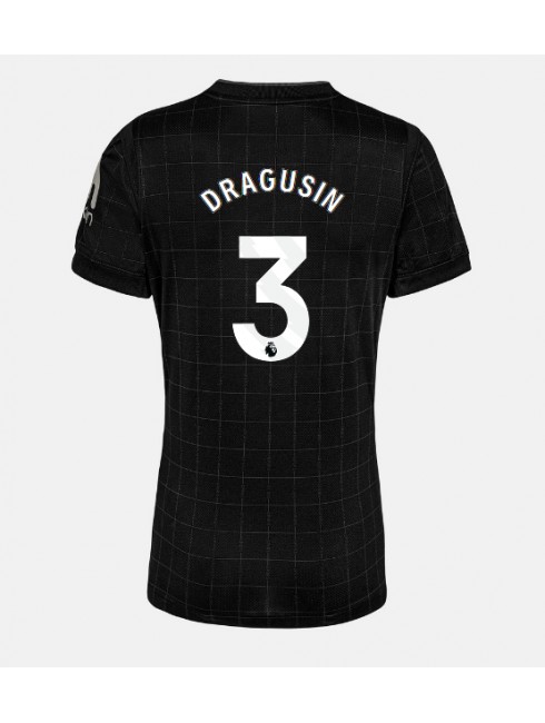 Futbalový dresy Tottenham Hotspur 2025/26 Vonkajší Dámsky – Radu Dragusin #3 1 Futbalový dresy Tottenham Hotspur 2025/26 Vonkajší Dámsky – Radu Dragusin #3