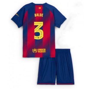 Dětský Barcelona Alejandro Balde #3 2025-26 Futbalové dresy Domáci (+ trenírky)