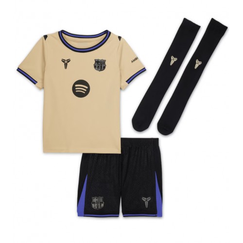 Kinder Barcelona Dani Olmo #20 Auswärts 2025-26 Fußballtrikot + Shorts Kinder Barcelona Dani Olmo #20 2025-26 Fußballtrikots Auswärts (+ Shorts)