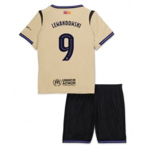 Dětský Barcelona Robert Lewandowski #9 2025-26 Futbalové dresy Preč (+ trenírky)