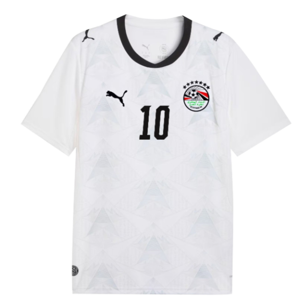 Futbalový dres Egypt MS 2026 vonkajší Mohamed Salah #10 – Pánsky 2 Futbalový dres Egypt MS 2026 vonkajší Mohamed Salah #10 – Pánsky
