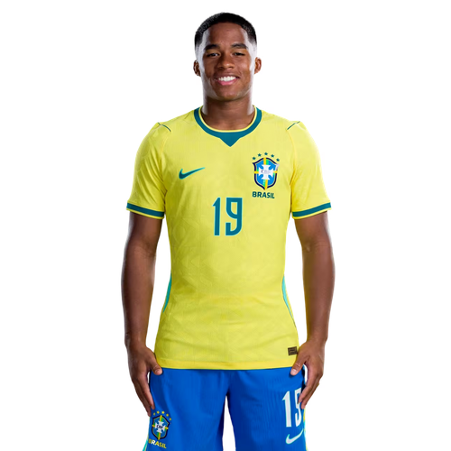 Pánsky dres Brazília MS 2026 Domáci Endrick 19 Komplet 1 Pánsky dres Brazília MS 2026 Domáci Endrick 19 Komplet
