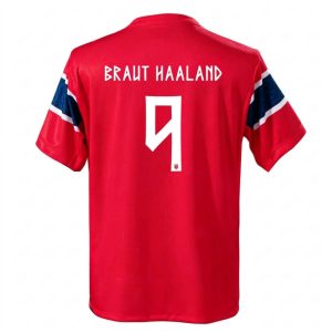 Futbalový Dres Erling Haaland 9 Nórsko MS 2026 Domáci Replika Pánsky