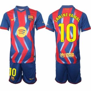 Herrens Fußballset FC Barcelona 2025/26 Viertter Lamine Yamal #10