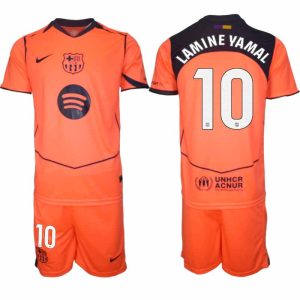 FC Barcelona Fußballtrikot 2025/26 Dritter Herren Lamine Yamal #10 – Kurze Ärmel + Shorts