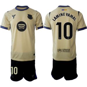 FC Barcelona Fußballtrikot 2025/26 Auswärts Herren Lamine Yamal #10 – Kurzärmig + Shorts