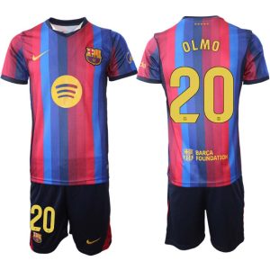 Futbalový Dres Komplet FC Barcelona Domáci 2026/27 Dani Olmo 20 Pánsky