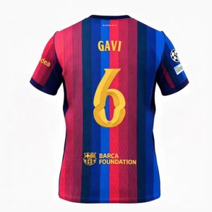 FC Barcelona Domáci Dres 2026/27 Pau Gavi #6 Pánsky Futbalový Dres