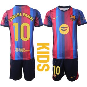 Futbalový Dres Komplet Lamine Yamal 10 FC Barcelona Domáci 2026/27 Detské