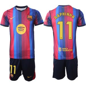 Futbalový Dres Komplet FC Barcelona Domáci 2026/27 Raphinha 11 Pánsky