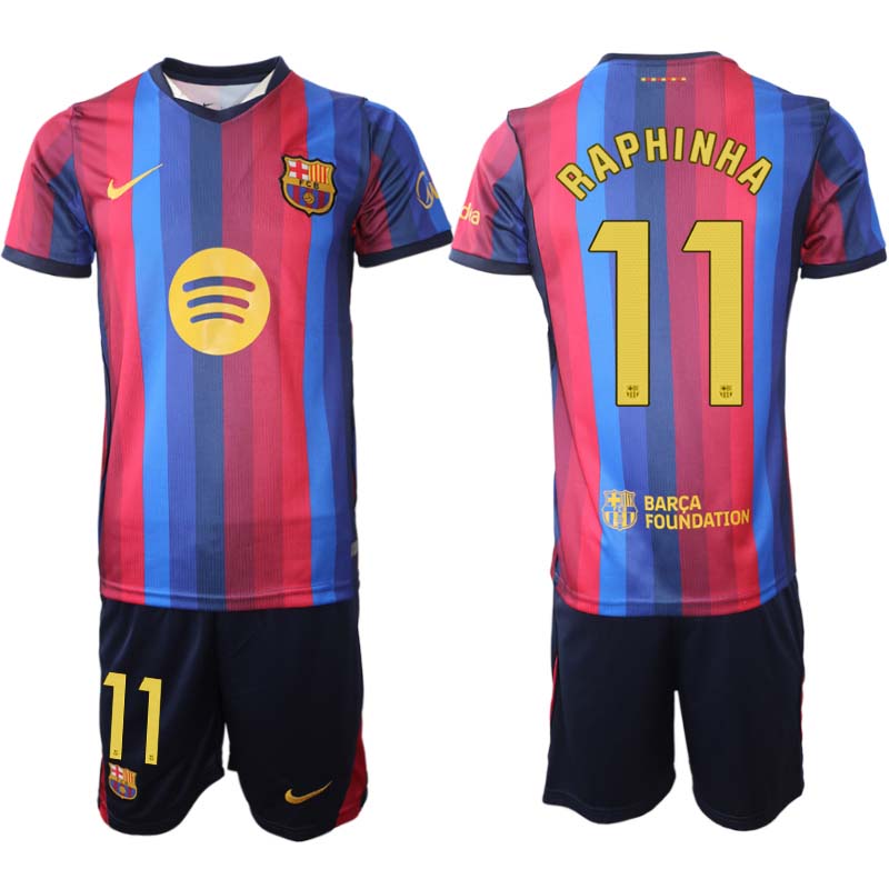 Futbalový Dres Komplet FC Barcelona Domáci 2026/27 Raphinha 11 Pánsky 1 Futbalový Dres Komplet FC Barcelona Domáci 2026/27 Raphinha 11 Pánsky
