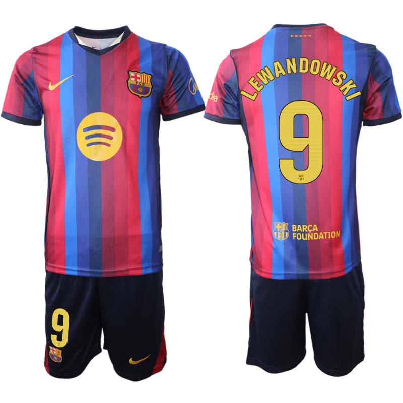 Futbalový Dres Komplet FC Barcelona Domáci 2026/27 Robert Lewandowski 9 Pánsky 1 Futbalový Dres Komplet FC Barcelona Domáci 2026/27 Robert Lewandowski 9 Pánsky