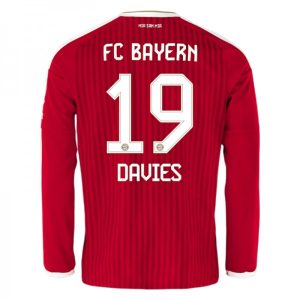 FC Bayern München Domáci Dres 2026/27 Alphonso Davies 19 Pánsky Dlhý Rukáv