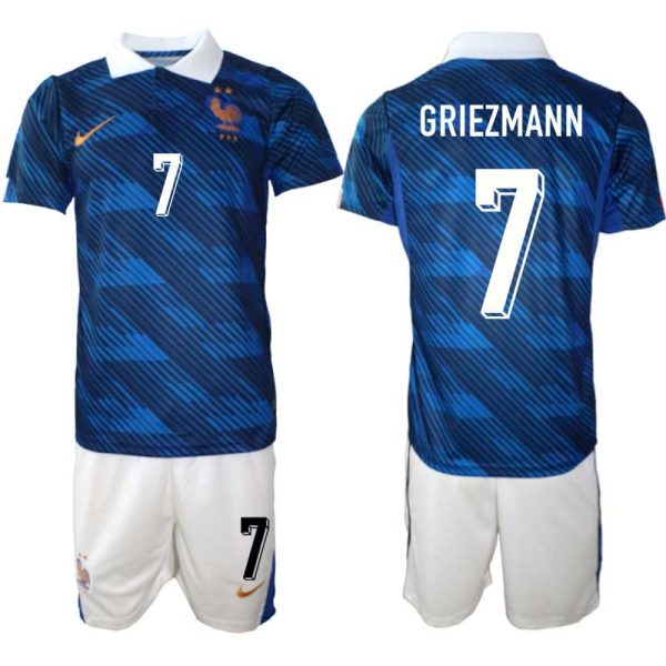 Fußballtrikot Frankreich Heim-WM 2026 – Antoine Griezmann #7 Herren Komplett 1 Fußballtrikot Frankreich Heim-WM 2026 – Antoine Griezmann #7 Herren Komplett
