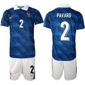 Fußballtrikot Frankreich Heim-WM 2026 – Benjamin Pavard #2 Herren Komplett