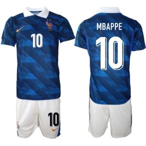 Fußballtrikot Frankreich Heim-WM 2026 – Kylian Mbappé #10 Herren-Set