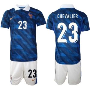 Fußballtrikot Frankreich Heim-WM 2026 – Lucas Chevalier #23 Herren Komplett