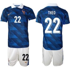 Fußballtrikot Frankreich Heim-WM 2026 – Theo Hernández #22 Herren Komplett
