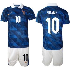 Zinedine Zidane – Fußballtrikot Frankreich Heim-WM 2026 #10 Herren Komplett