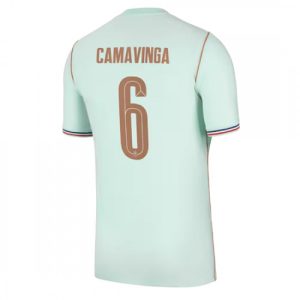 Futbalové dresy Francúzsko MS 2026 Eduardo Camavinga #6 Vonkajší